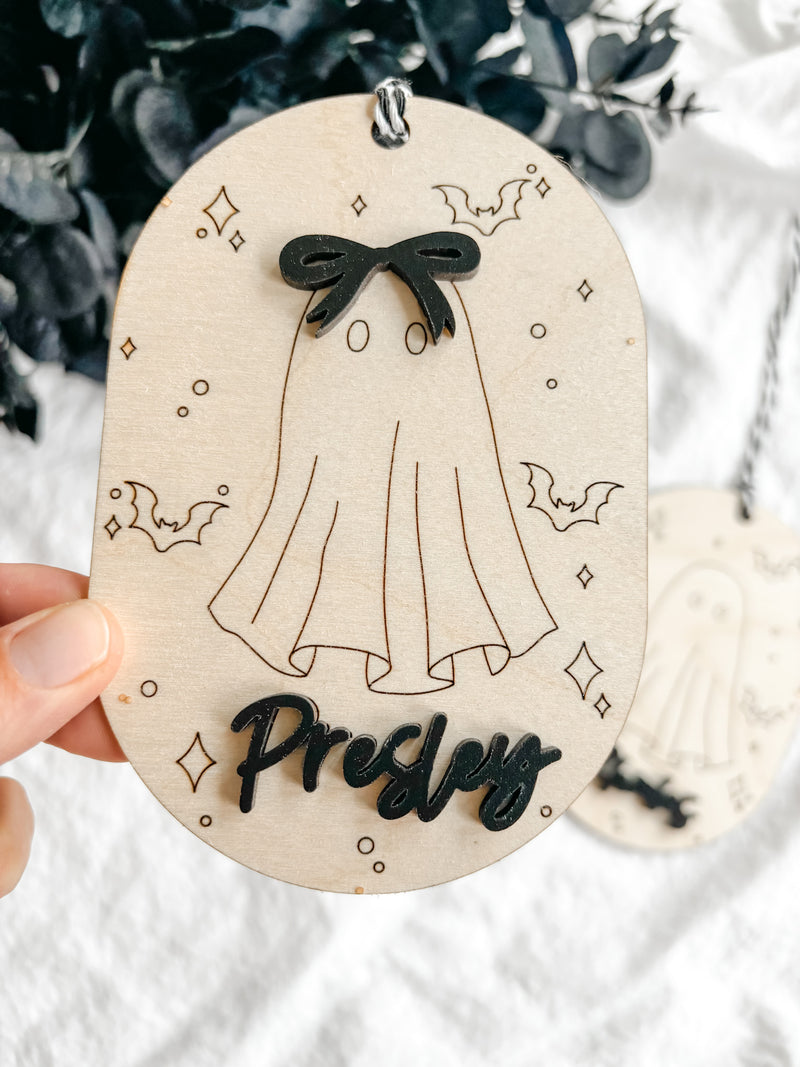 Halloween Basket Name Tag