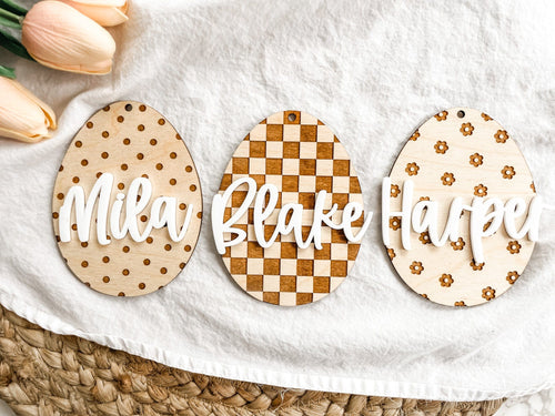 Personalized Easter Basket Tag - Charlie + Pine