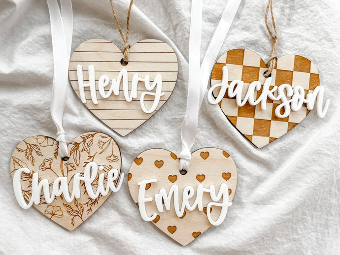Valentine's Day Basket Name Tags - Charlie + Pine
