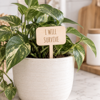 Funny Garden Plant Markers Set - Charlie + Pine