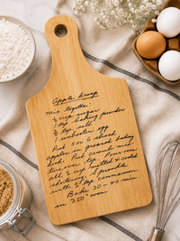 Handwritten Recipe Cutting Board - Charlie + Pine
