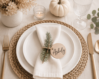 Custom Thanksgiving Name Place Cards - Charlie + Pine