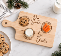 Milk and Cookies for Santa Tray | Christmas Eve Tradition Board - Charlie + Pine