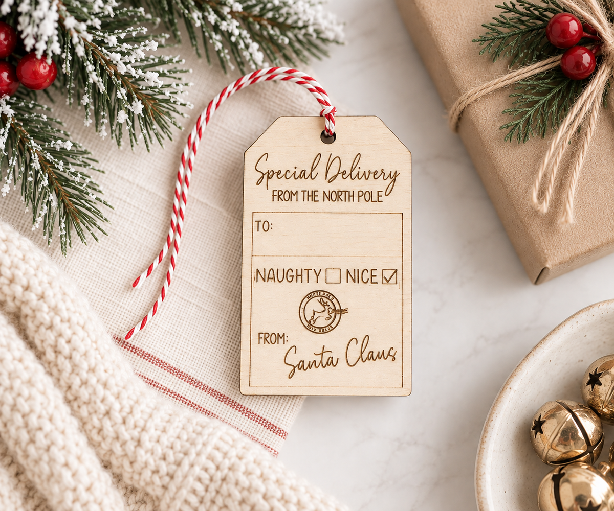 Personalized Santa Gift Tags - Charlie + Pine