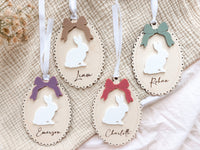Personalized Bunny Easter Basket Name Tag - Charlie + Pine