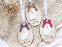 Personalized Bunny Easter Basket Name Tag - Charlie + Pine