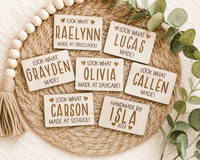 Personalized Kids Artwork Magnet - Charlie + Pine