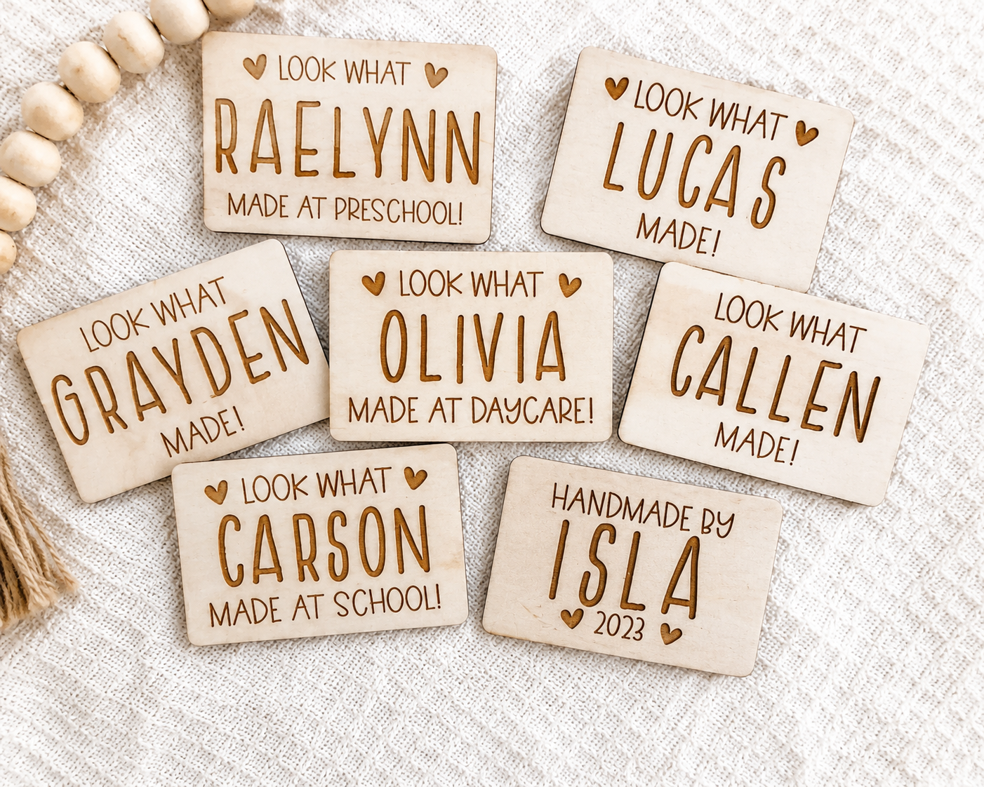 Personalized Kids Artwork Magnet - Charlie + Pine