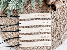 Load image into Gallery viewer, Modern Christmas Stocking Tags - Charlie + Pine
