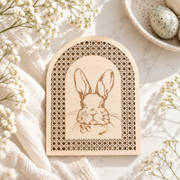 Easter Bunny Wood Sign - Charlie + Pine