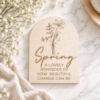 Seasonal Spring Home Decor Sign - Charlie + Pine