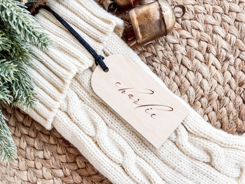 Personalized Stocking Tags - Charlie + Pine