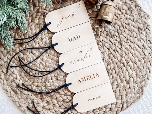 Personalized Stocking Tags - Charlie + Pine