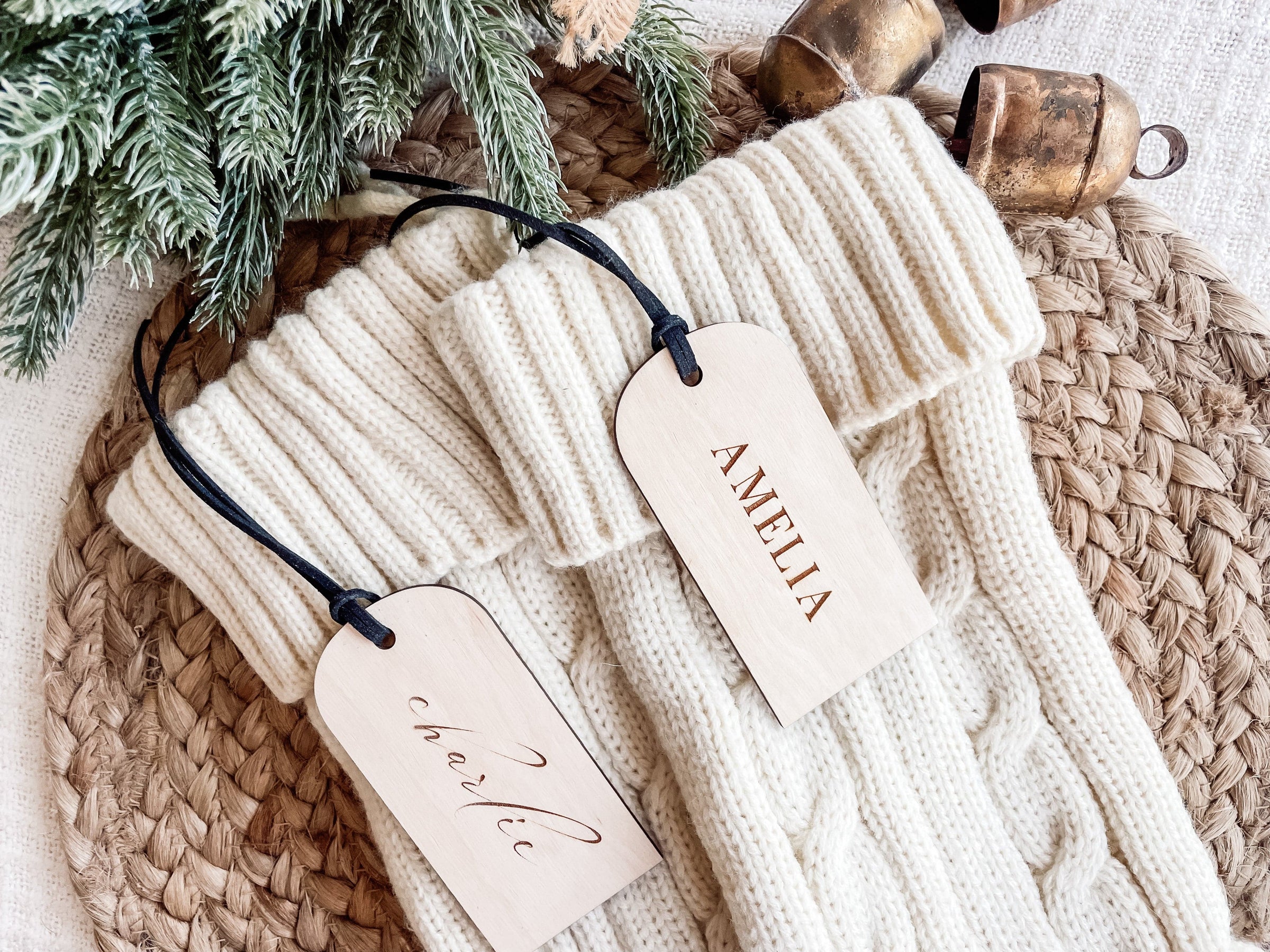 Personalized Stocking Tags - Charlie + Pine