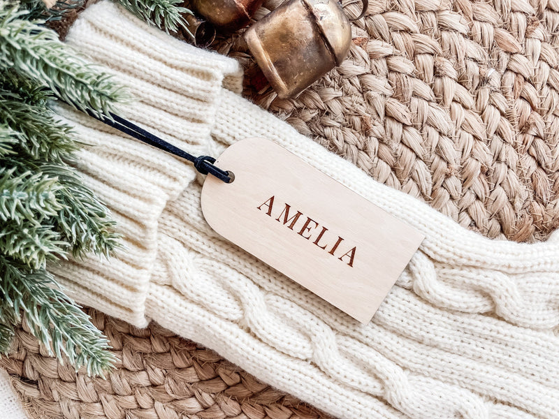 Personalized Stocking Tags - Charlie + Pine