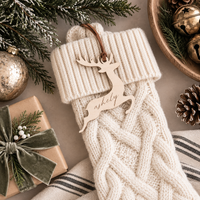 Reindeer Stocking Tags - Charlie + Pine