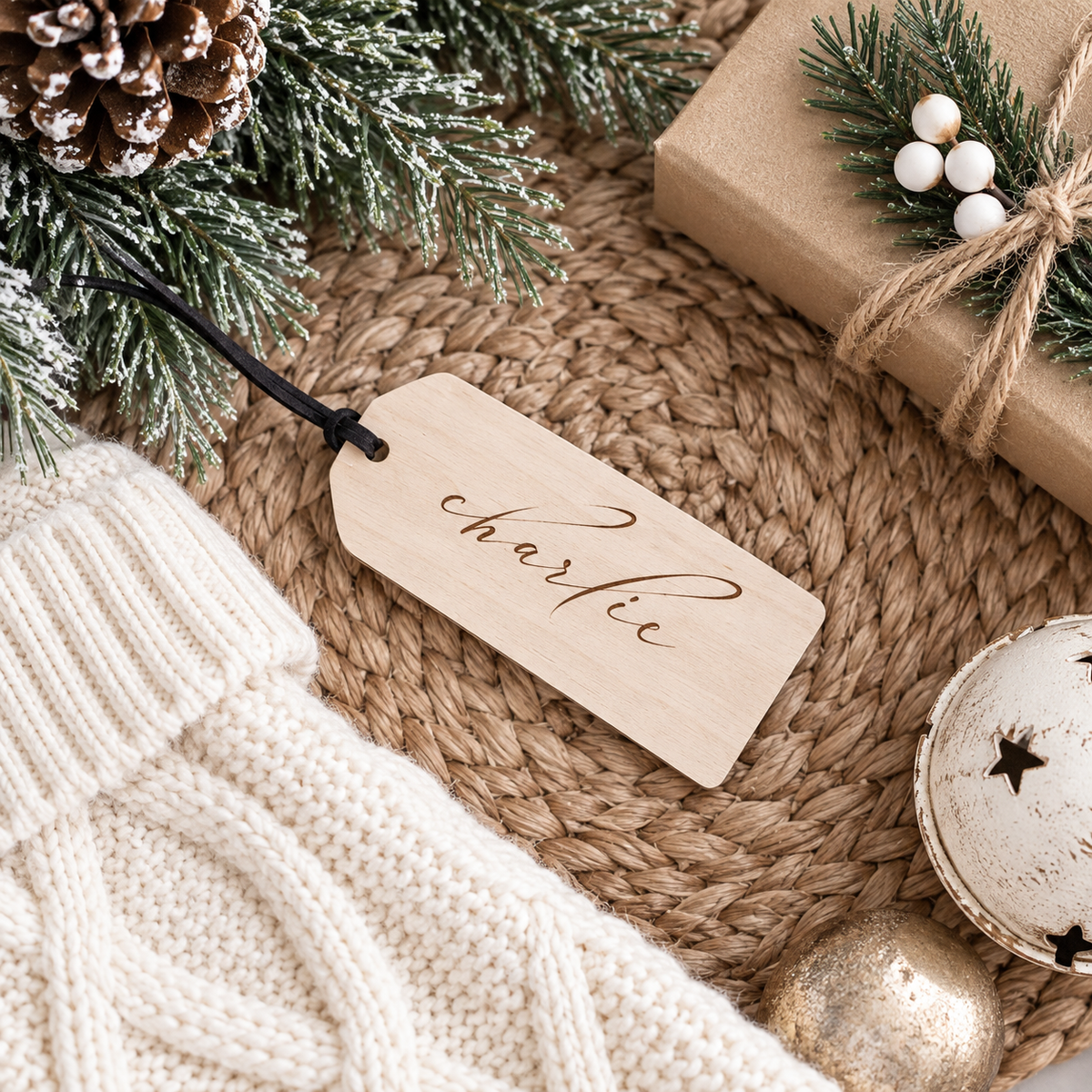 Personalized Stocking Tags - Charlie + Pine