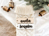 Personalized Christmas Stocking Name Tags
