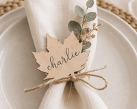 Personalized Thanksgiving Name Place Cards - Charlie + Pine