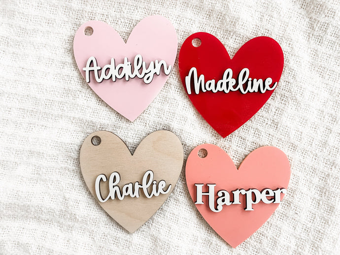 Personalized Valentine's Gift Tag - Charlie + Pine