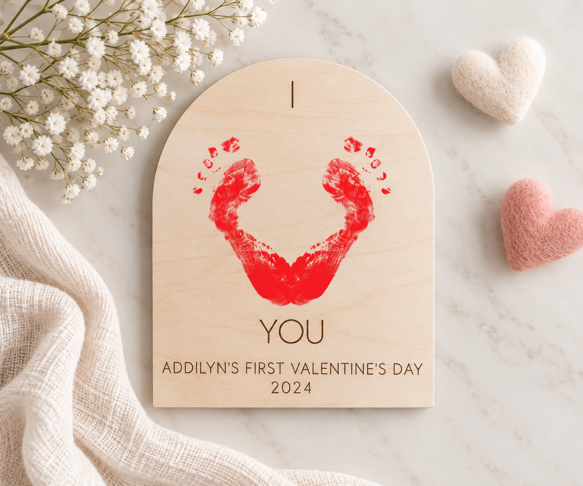 Baby's First Valentine's Keepsake - Charlie + Pine