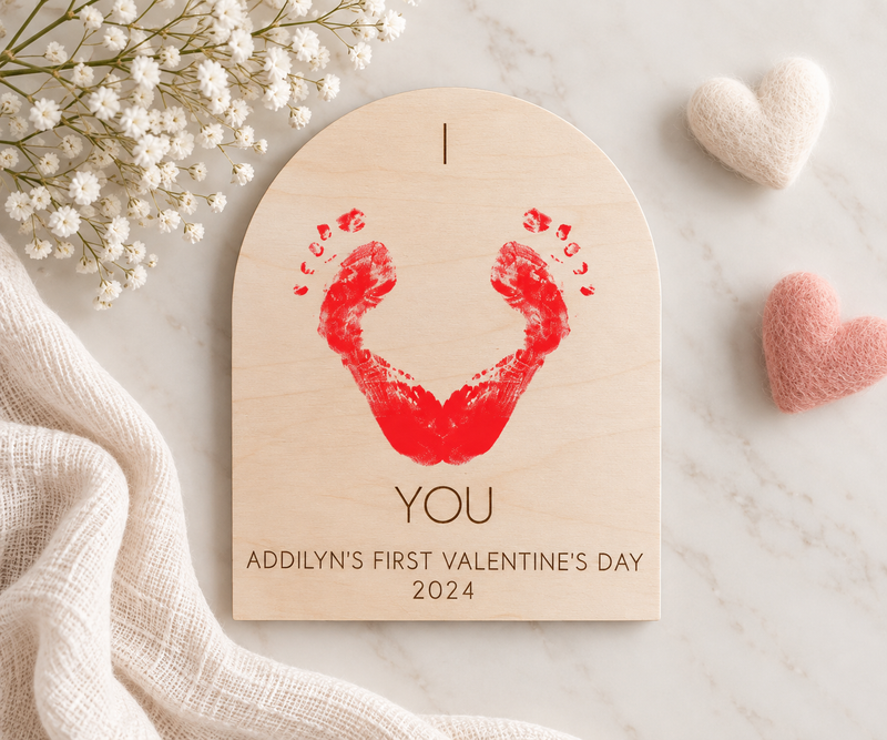 Baby's First Valentine's Keepsake - Charlie + Pine