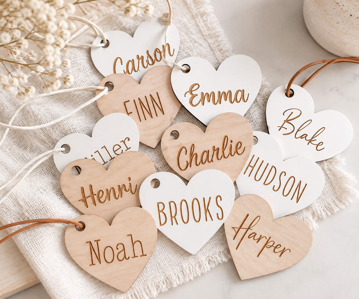 Valentine Basket Name Tags - Charlie + Pine