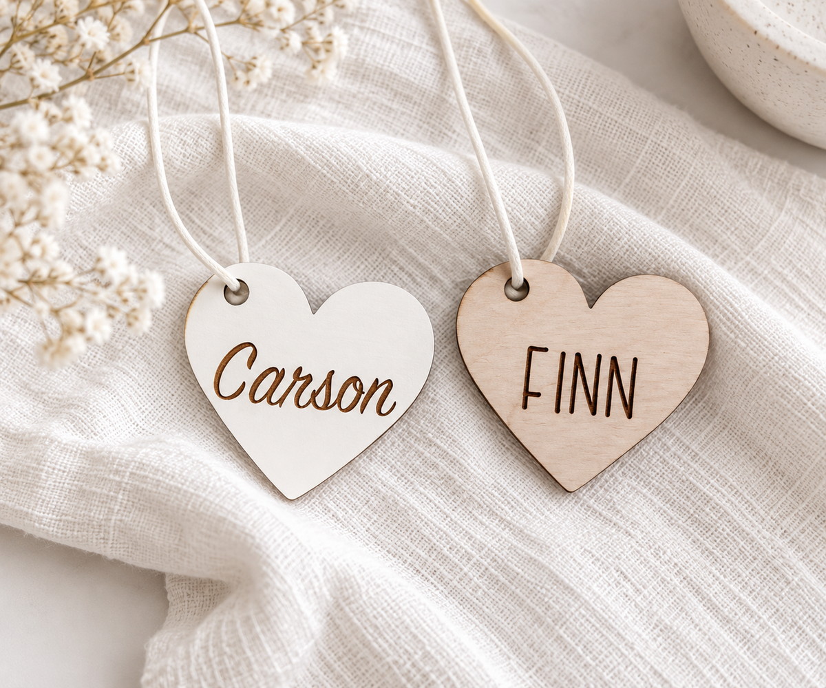 Valentine Basket Name Tags - Charlie + Pine