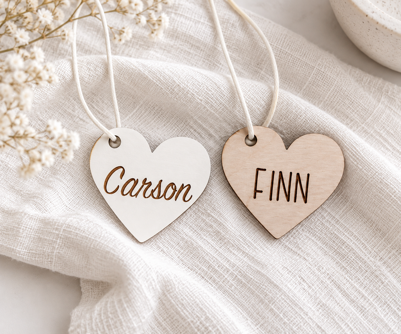 Valentine Basket Name Tags - Charlie + Pine