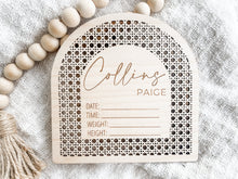 Load image into Gallery viewer, Birth Announcement Sign - Charlie + Pine
