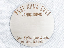 Load image into Gallery viewer, Mother&#39;s Day Handprint Sign - Charlie + Pine
