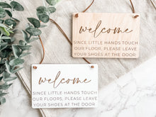 Load image into Gallery viewer, Shoes Off Door Sign - Charlie + Pine
