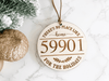 Zip Code Ornament - Charlie + Pine