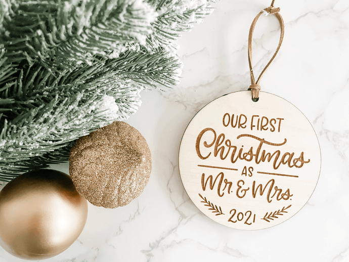 Mr and Mrs Ornament - Charlie + Pine