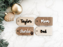 Load image into Gallery viewer, Stocking Name Tags - Charlie + Pine
