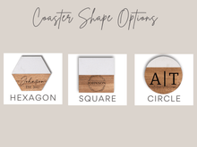 Load image into Gallery viewer, Personalized Coaster Set - Charlie + Pine
