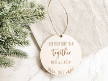 Load image into Gallery viewer, Couples Christmas Ornament - Charlie + Pine
