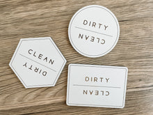 Load image into Gallery viewer, Clean Dirty Dishwasher Magnet - Charlie + Pine
