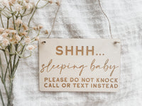 Baby Sleeping Sign - Charlie + Pine