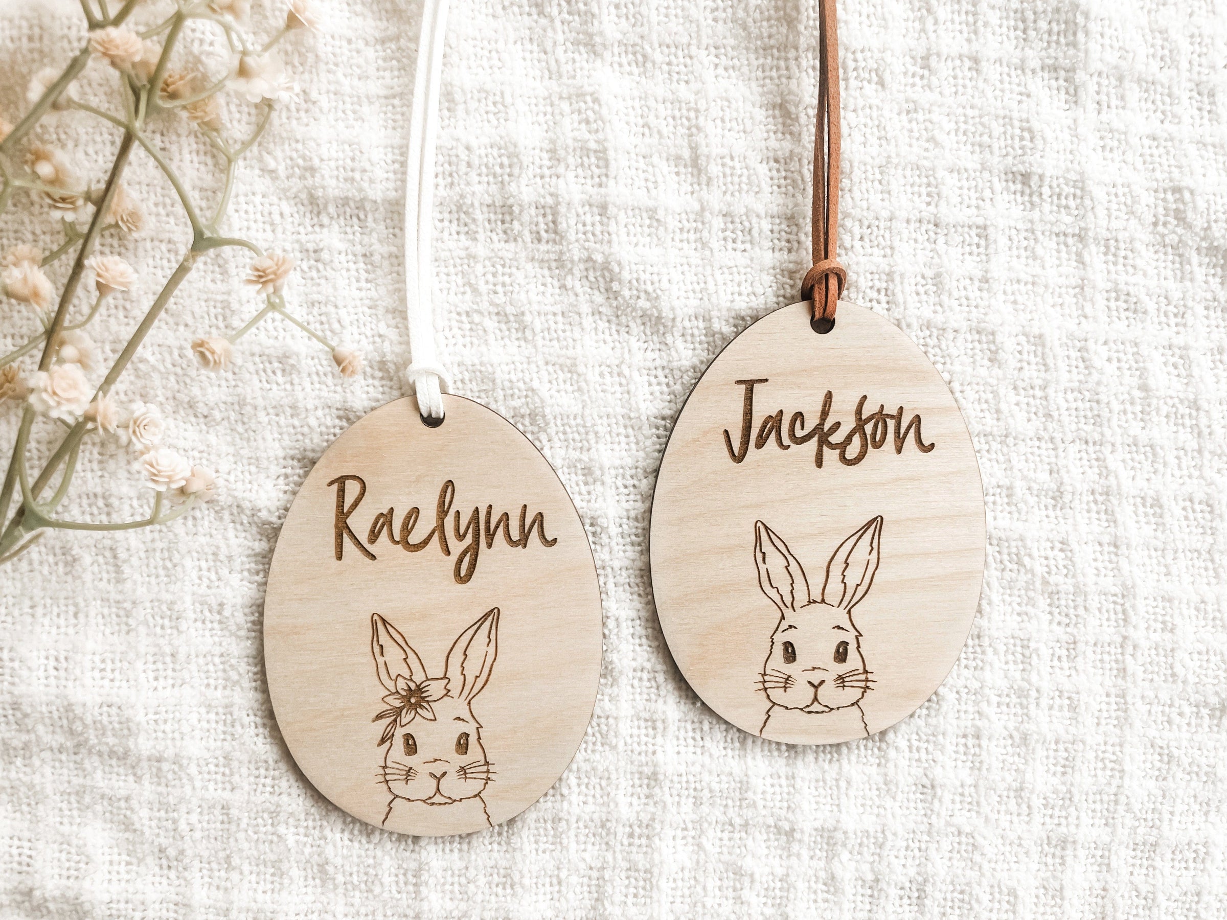 Kids Easter Basket Name Tags - Charlie + Pine