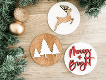 Load image into Gallery viewer, Christmas Tiered Tray Decor - Charlie + Pine

