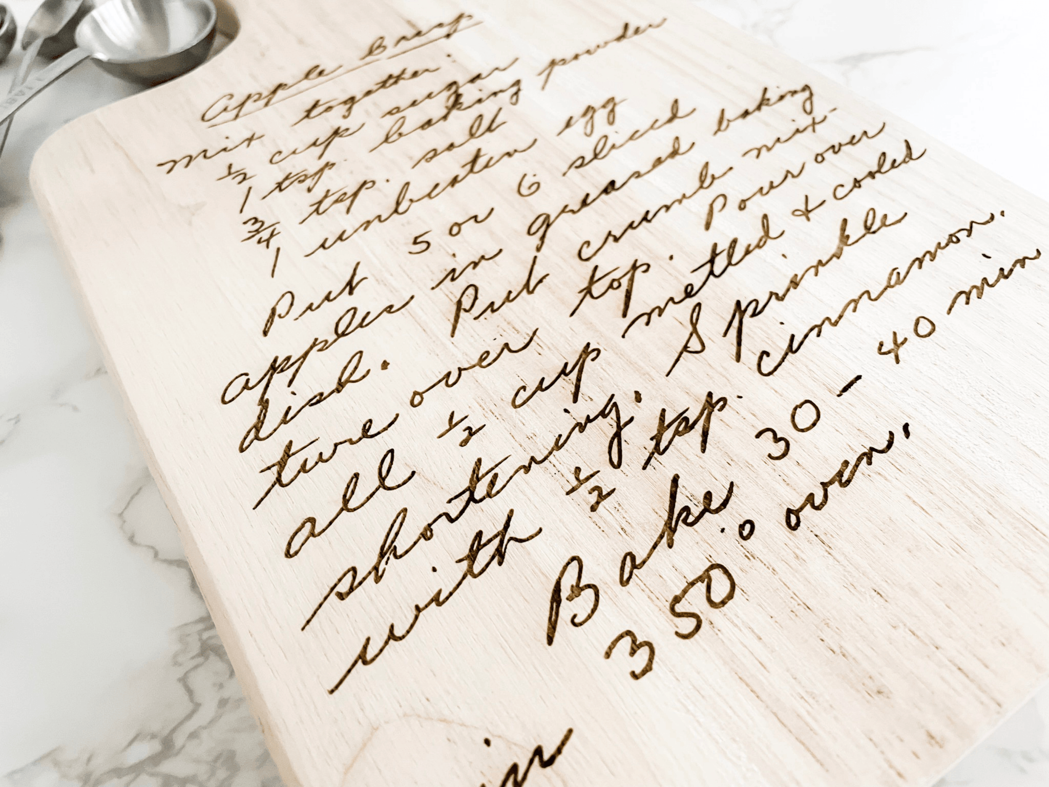 Mom and Grandma Handwritten Recipe Cutting Board, Personalized Family  Recipe Cutting Board, Engraved keepsake gift, Christmas gifts for Mom and  Mother