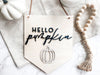 Hello Pumpkin Door Hanger - Charlie + Pine