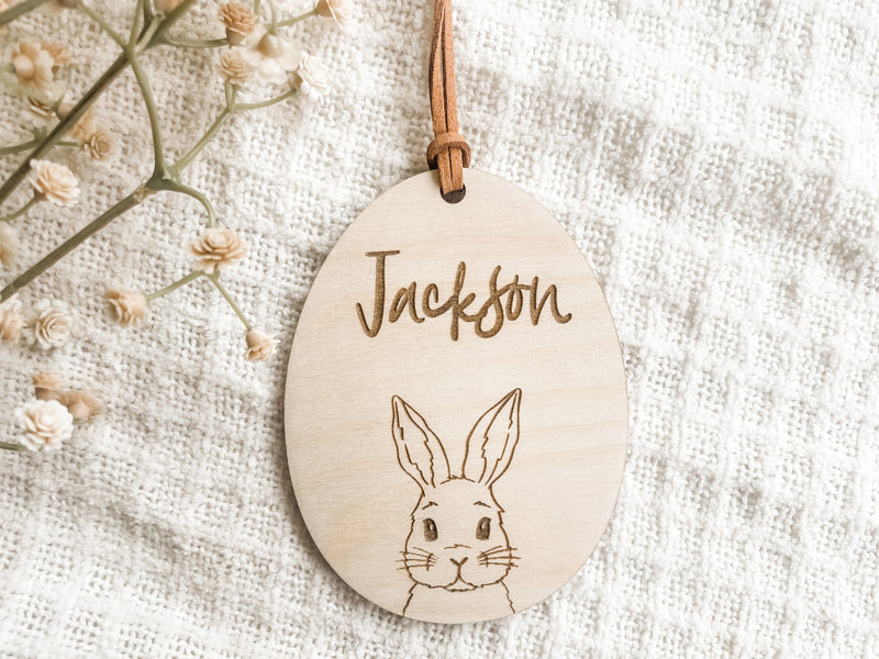 Kids Easter Basket Name Tags - Charlie + Pine