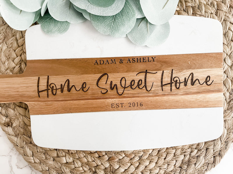 Personalized Charcuterie Board - Housewarming and Closing Gift Idea - Charlie + Pine