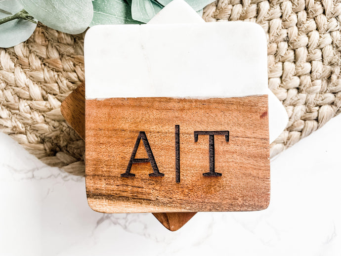 Personalized Coasters - Charlie + Pine