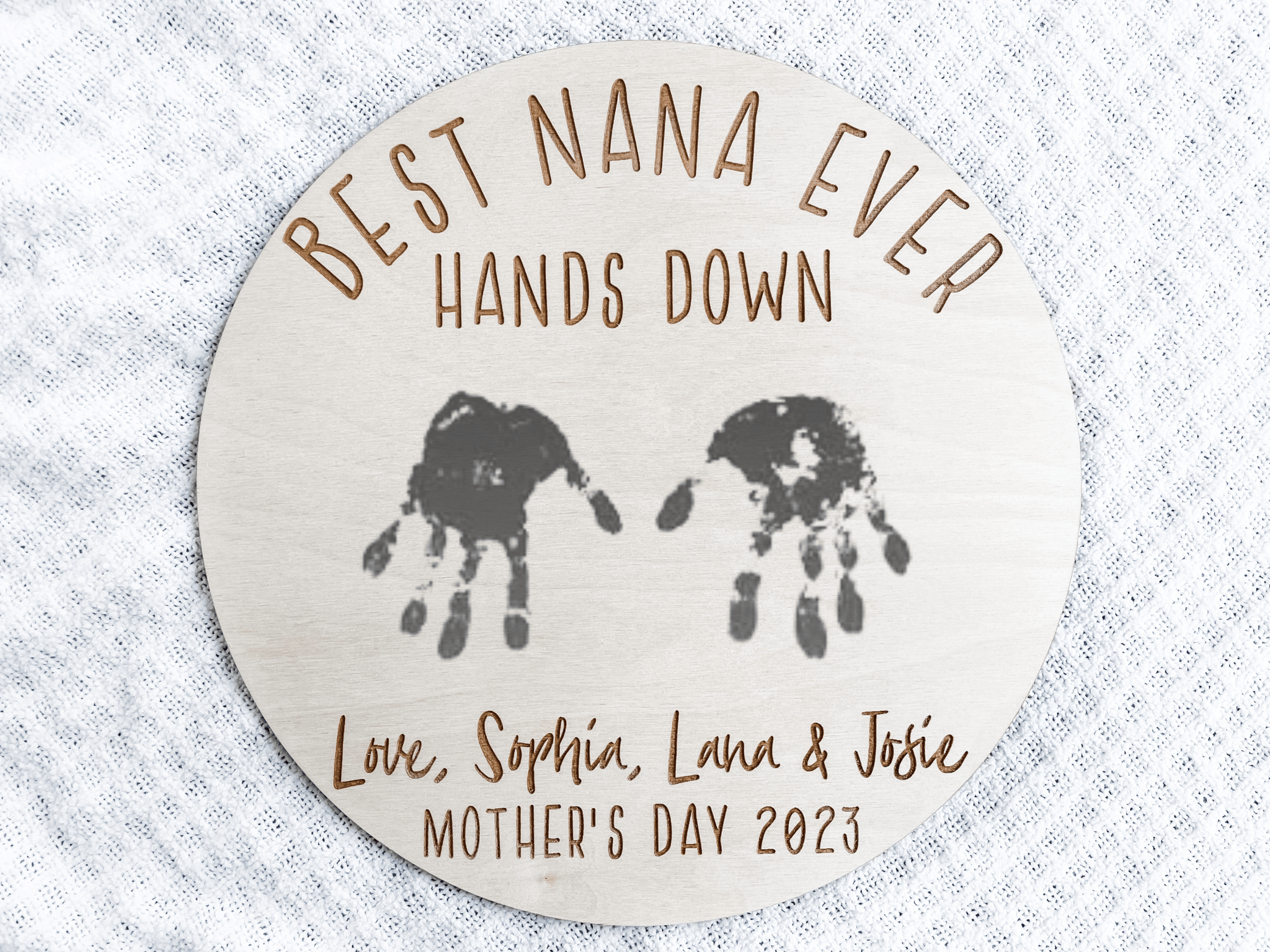 STEP-MOM - Mother's Day Gift, Mother's Day Sign, DIY Handprint Sign, Gifts  for stepmom, Child's Handprint Sign, Christmas Gift