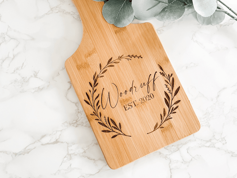 Personalized Wood Cutting Board - Charlie + Pine