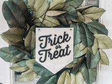 Load image into Gallery viewer, Trick or Treat Door Sign - Charlie + Pine
