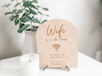 Vacation Rental Wifi Sign - Charlie + Pine